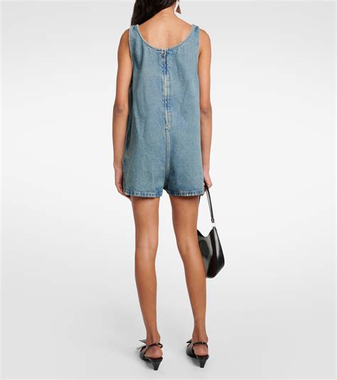 prada denim playsuit|Women's Denim .